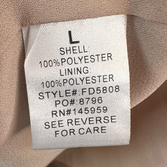 Dress Forum Los Angeles Women’s Floral Sheer Tiered Dress Size Large - Picture 6 of 7